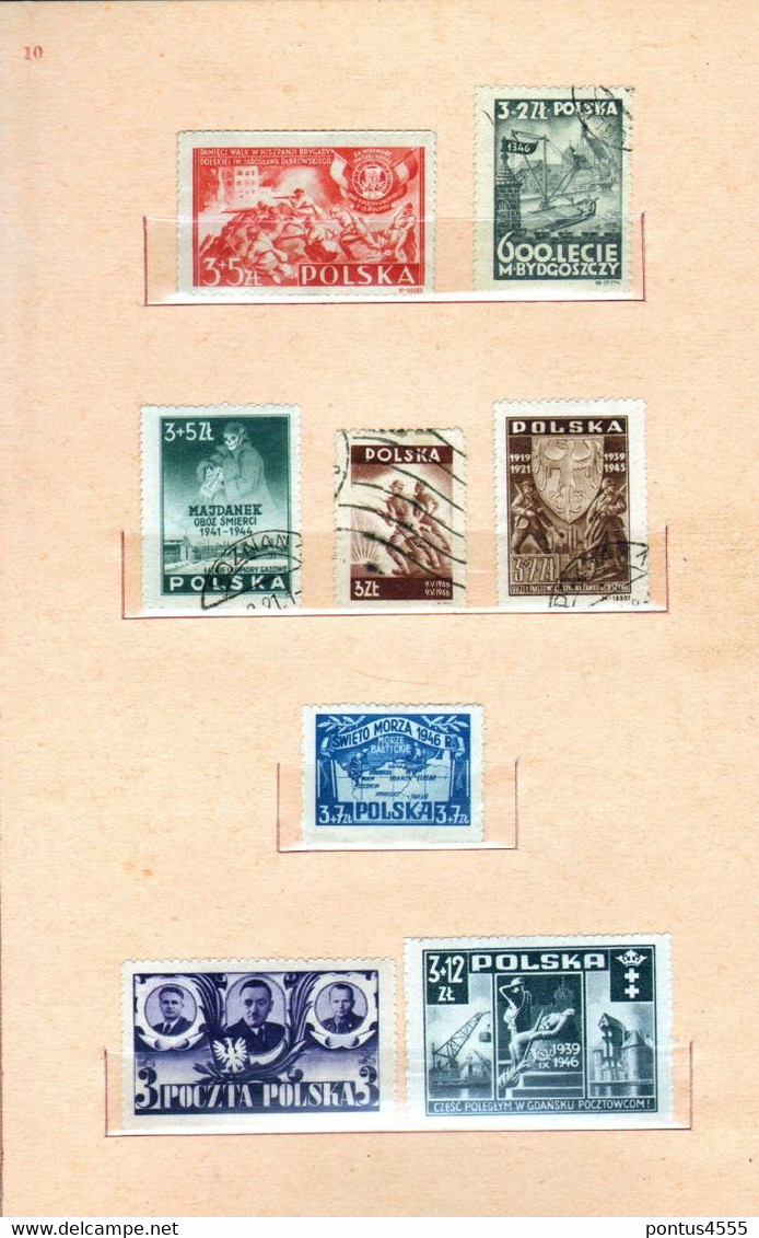 Poland collection 1944-1950  used + MNH