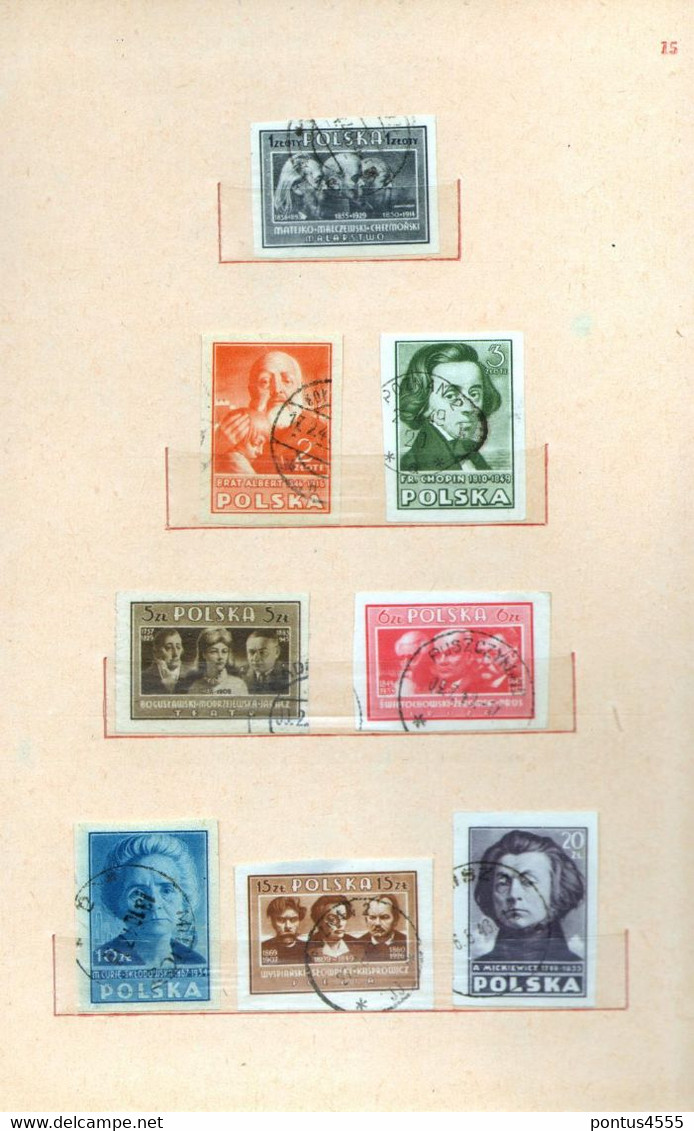 Poland collection 1944-1950  used + MNH