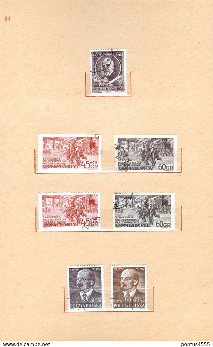 Poland collection 1951-1955  used + MNH