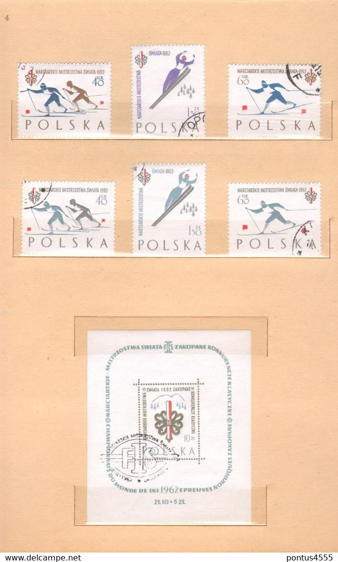 Poland Collection 1962-1963 CTO - Ganze Jahrgänge