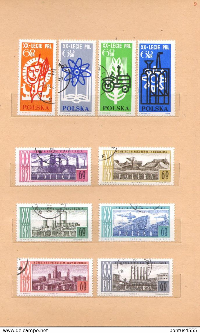 Poland collection 1964-1965 CTO