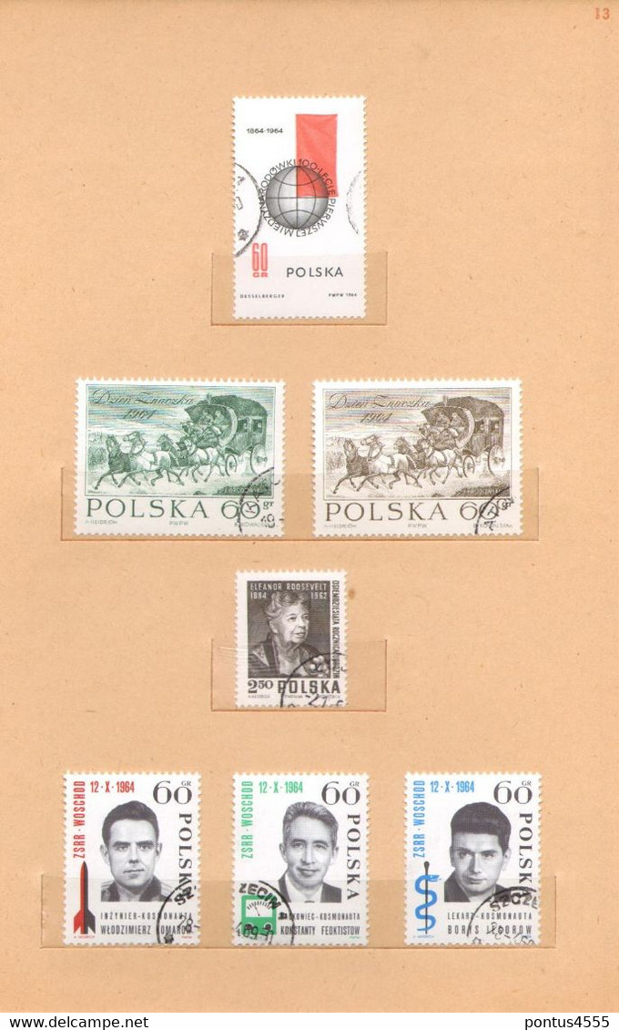 Poland collection 1964-1965 CTO