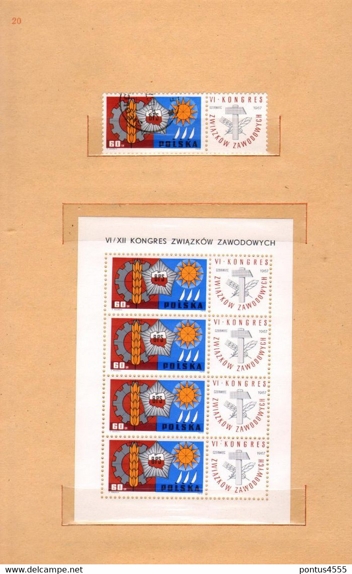 Poland collection 1966-1967 CTO+MNH