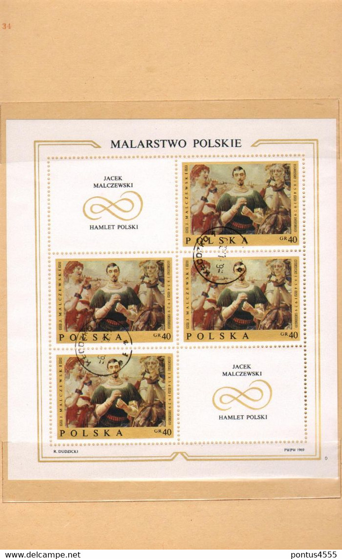 Poland collection 1968-1969 CTO