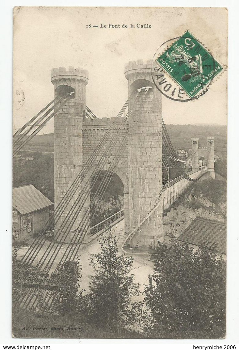 74 Haute Savoie Le Pont De La Caille Ed Photo Pariot D'annecy - Annecy