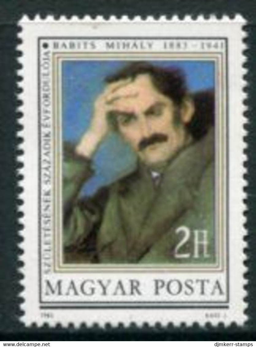 HUNGARY 1983 Babits Centenary MNH / **.  Michel 3646 - Ungebraucht