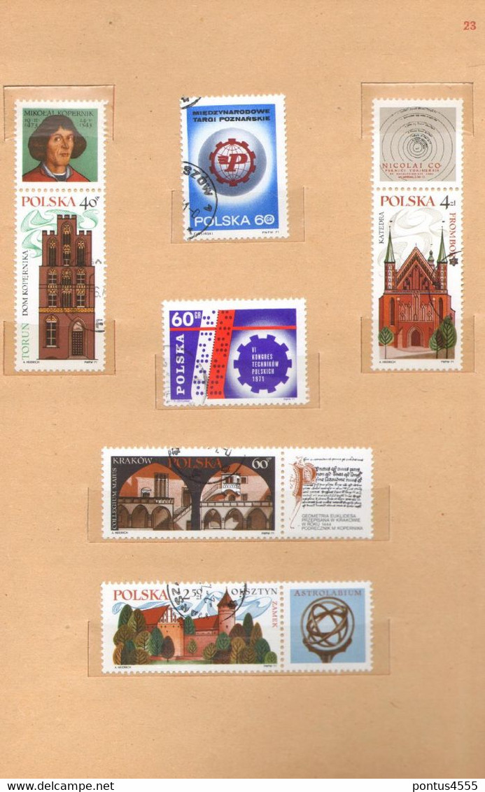 Poland collection 1970-1971 CTO+MNH