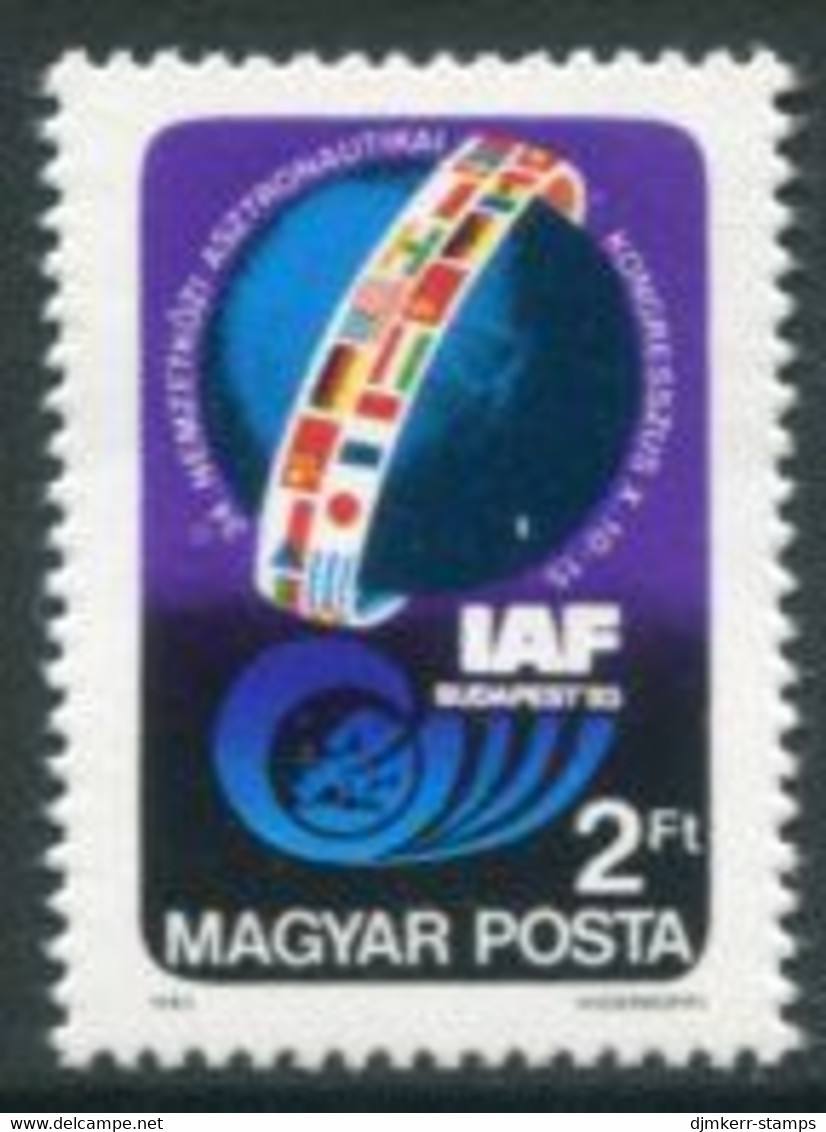 HUNGARY 1983 Astronautics Congress MNH / **.  Michel 3643 - Neufs