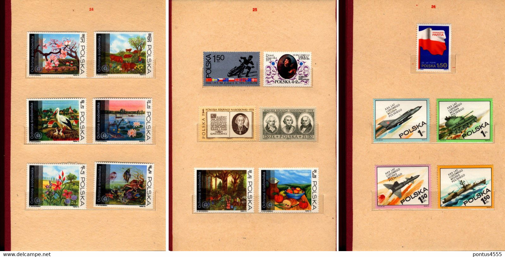 Poland collection 1972-1973 MNH