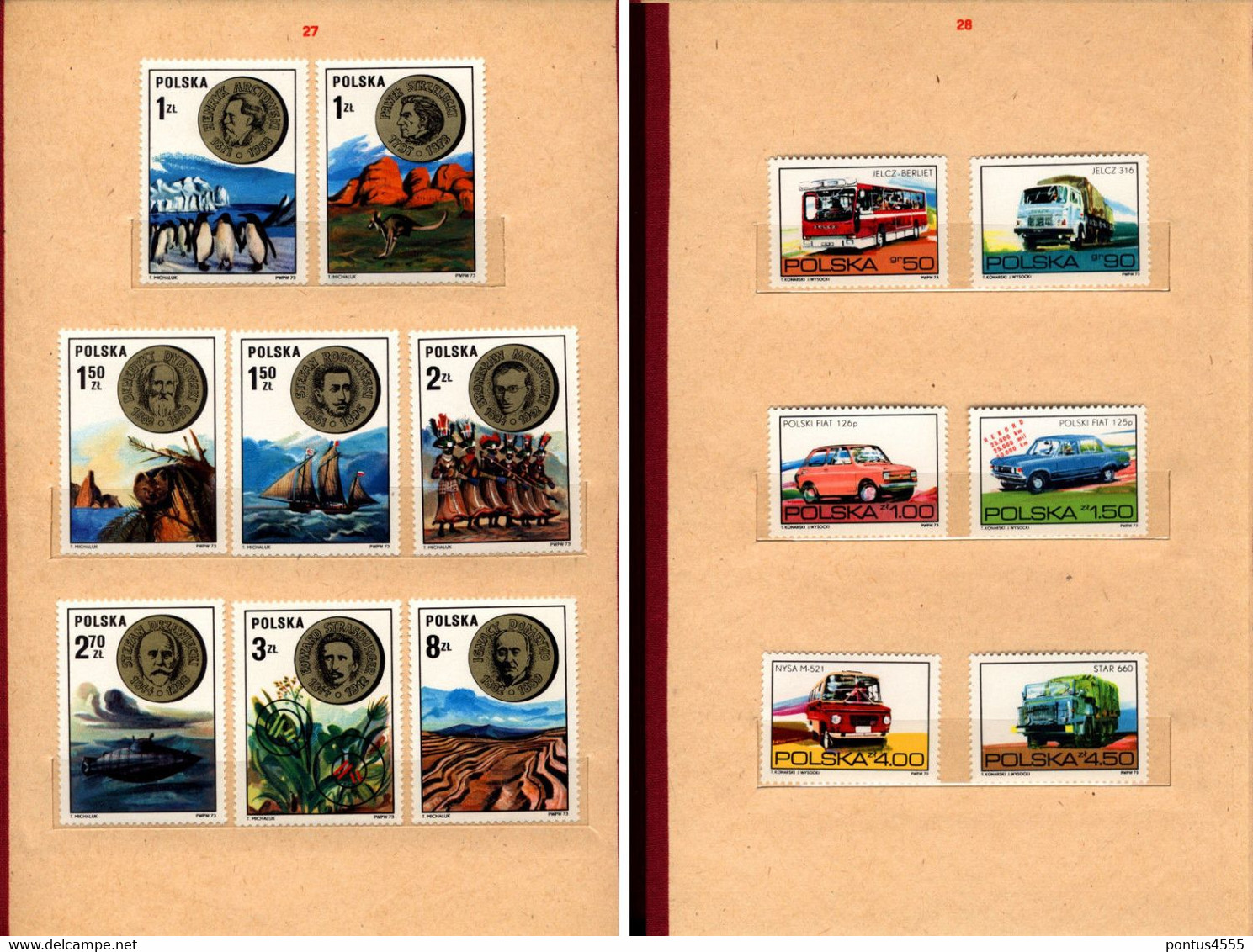 Poland collection 1972-1973 MNH