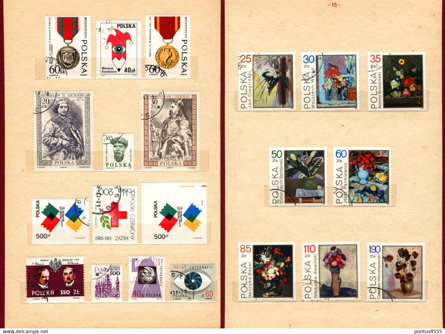 Poland collection 1988-1989 CTO+MNH