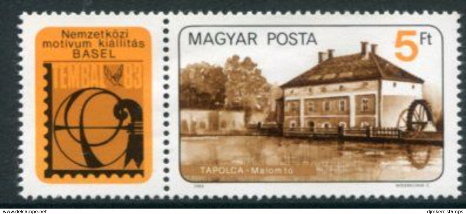 HUNGARY 1983 TEMBAL '83 Stamp Exhibition  MNH / **.  Michel  3609 - Unused Stamps