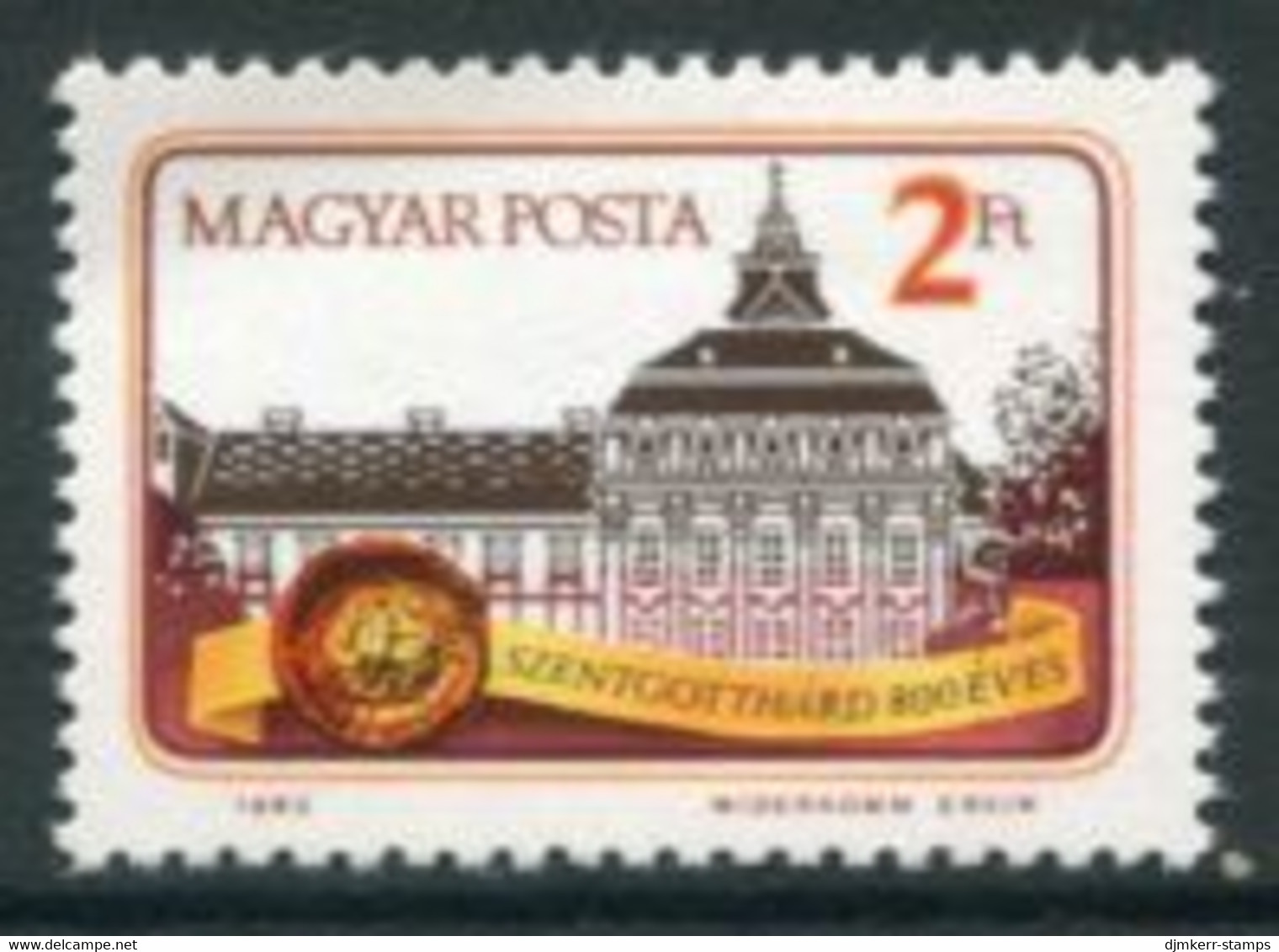 HUNGARY 1983 Szentgottthard 800th Anniversary MNH / **.  Michel  3608 - Unused Stamps
