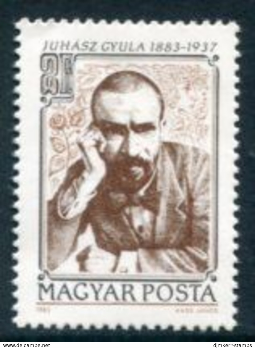 HUNGARY 1983 Juhasz Centenary MNH / **.  Michel  3599 - Unused Stamps