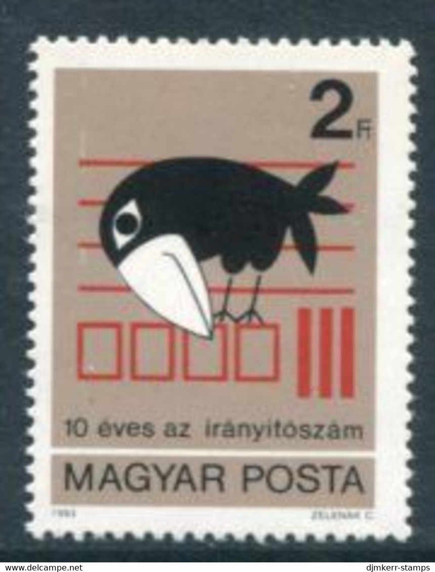 HUNGARY 1983 Postal Codes MNH / **.  Michel  3596 - Unused Stamps