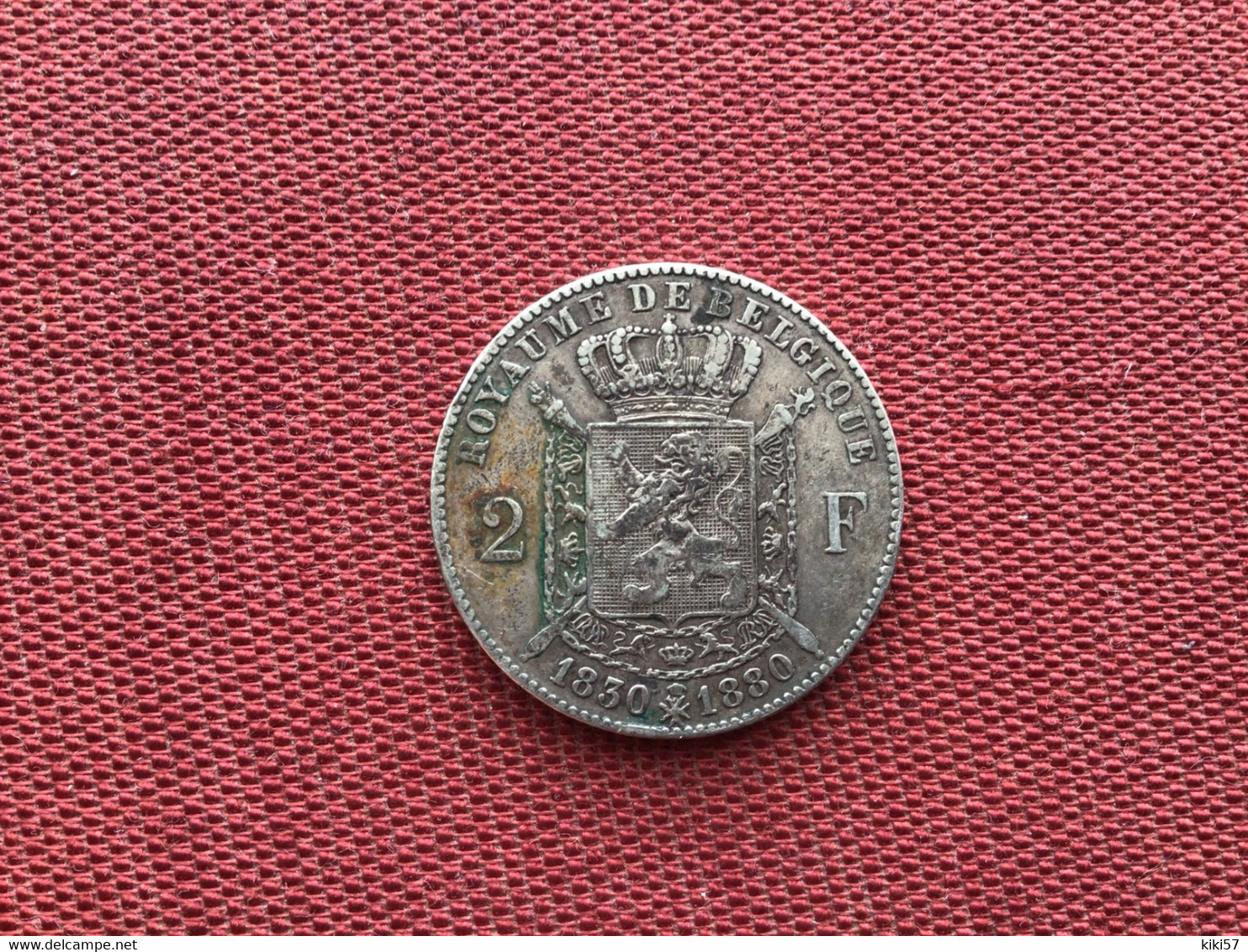 BELGIQUE Monnaie De 2 Francs 1880 Très Très Bon état Non Nettoyé à Voir !!!!! - 2 Francs
