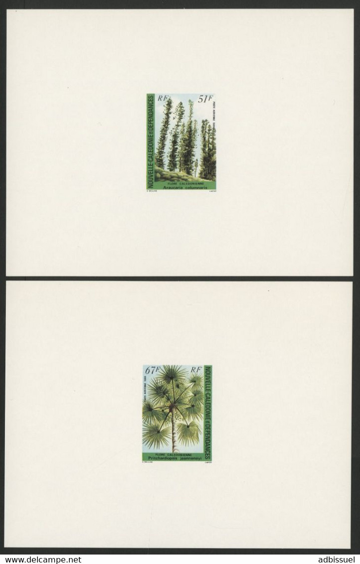 POSTE AERIENNE N° 238 + 239  2 EPREUVES DE LUXE Du 51 Fr Et 67 Fr "Flore, Arbres". TB - Imperforates, Proofs & Errors