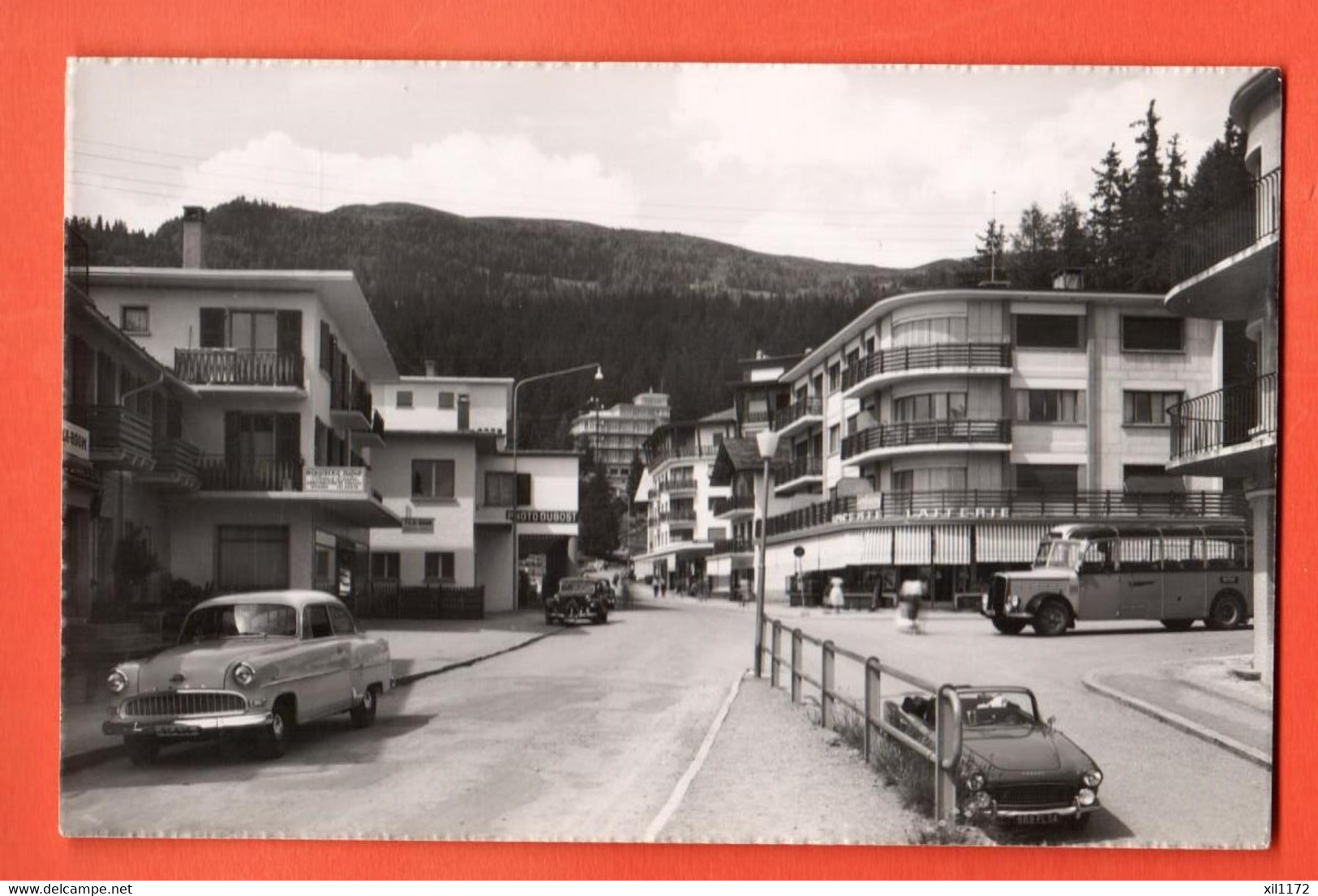 ZOR-06 Crans-Montana Epicerie Laiterie Et Photo Dubost Grand Rue. Autobus Postal Saurer, Postauto..Non Circulé.SG 3061 - Crans-Montana