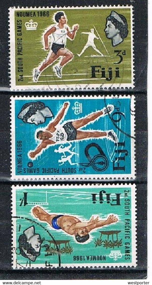 FIJI AP146 - 1966 South Pacific Games Used Set - Fidji (...-1970)