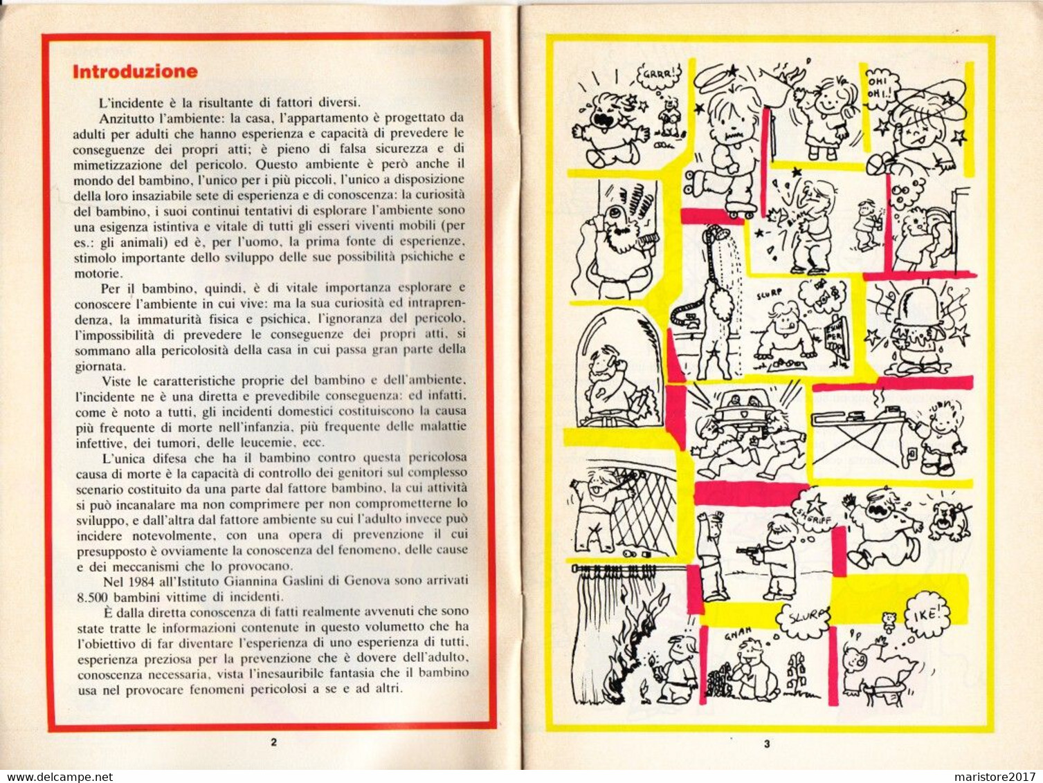 Diagnosi E Terapia - Gli Incidenti Domestici Dei Bambini-Statistiche Cause Rimedi (Vigilatrici Infanzia Gaslini-ComuneGE - Haus Und Küche