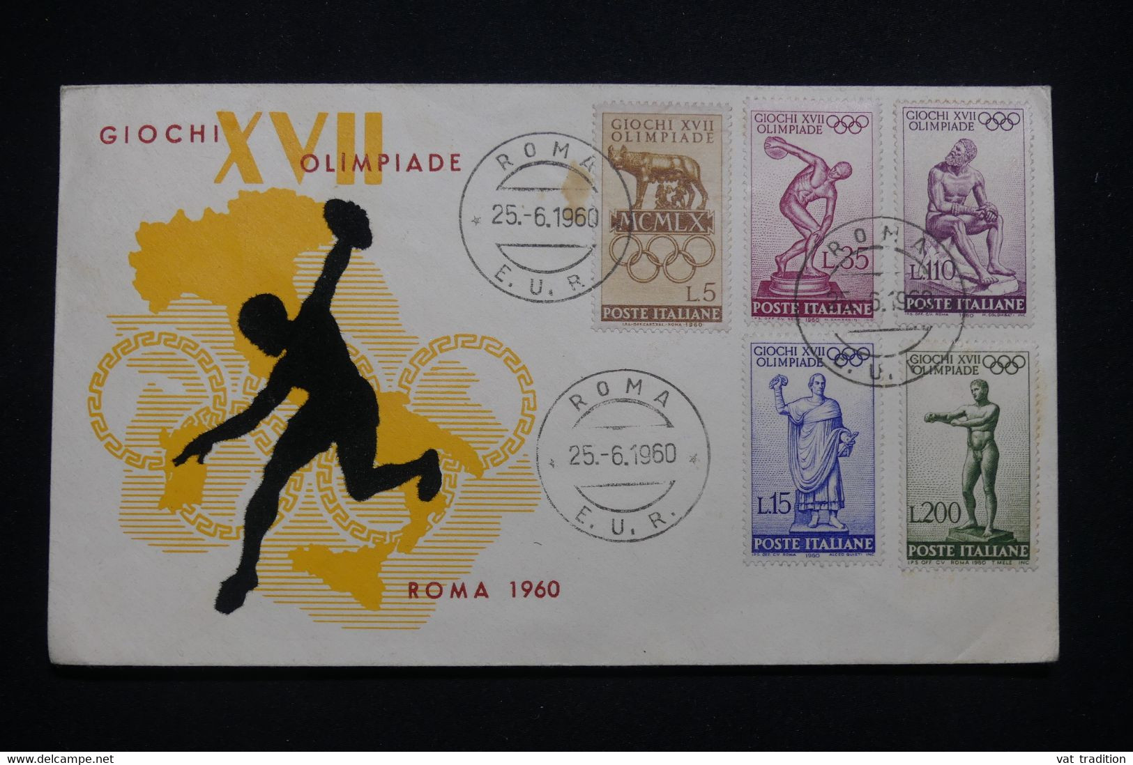 ITALIE - Enveloppe FDC En 1960 - Jeux Olympiques - L 99609 - FDC