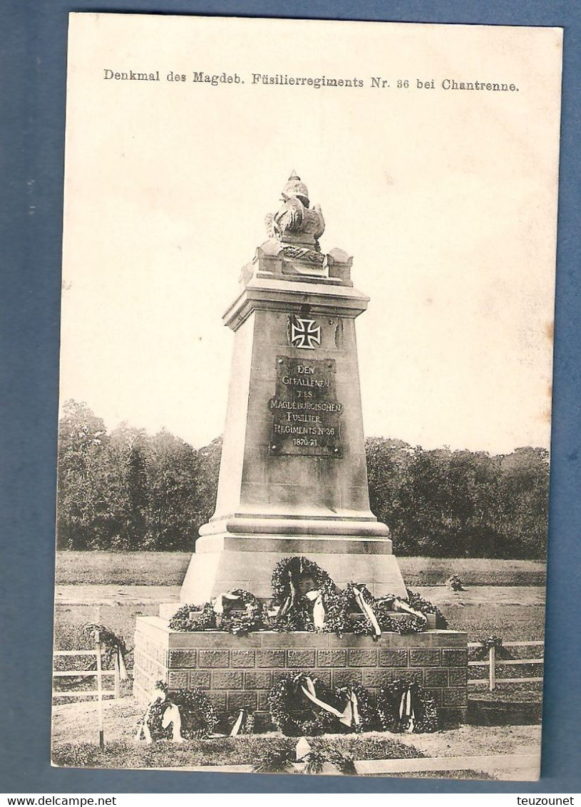 Denkmal Des Magdeb Fusilierregiments N°36 Bei Chantrenne  - P Muller N°128 - Autres & Non Classés