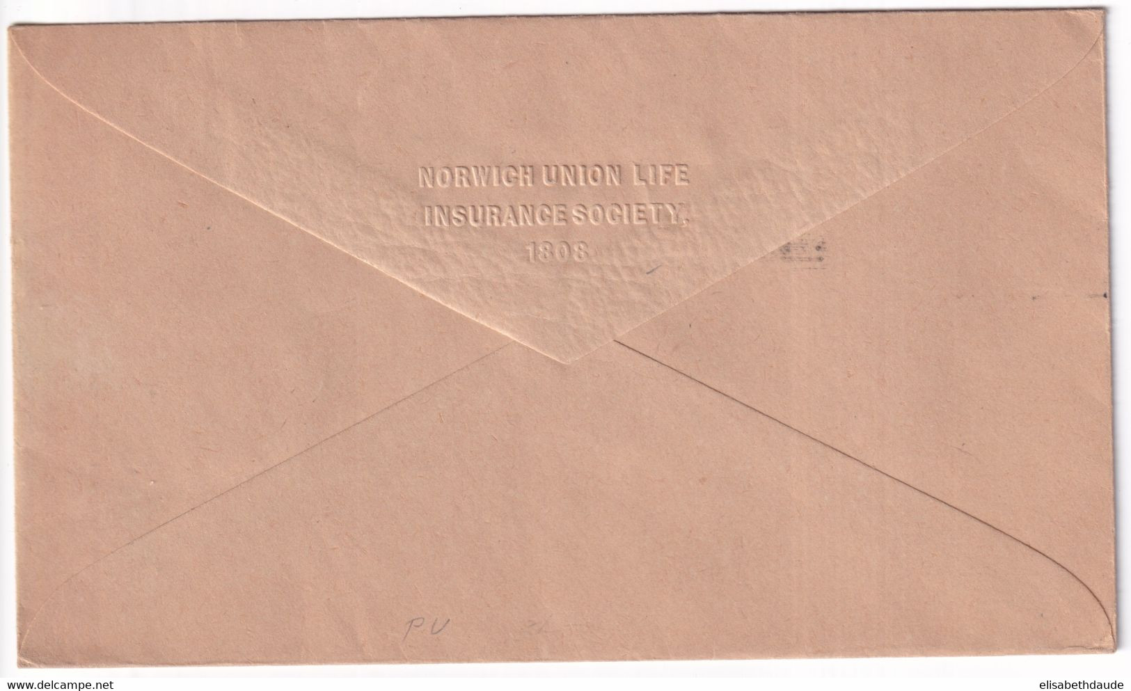 GB - 1923 - ENVELOPPE ENTIER PRIVEE De NORWICH INSURANCE => LONDON - Postwaardestukken