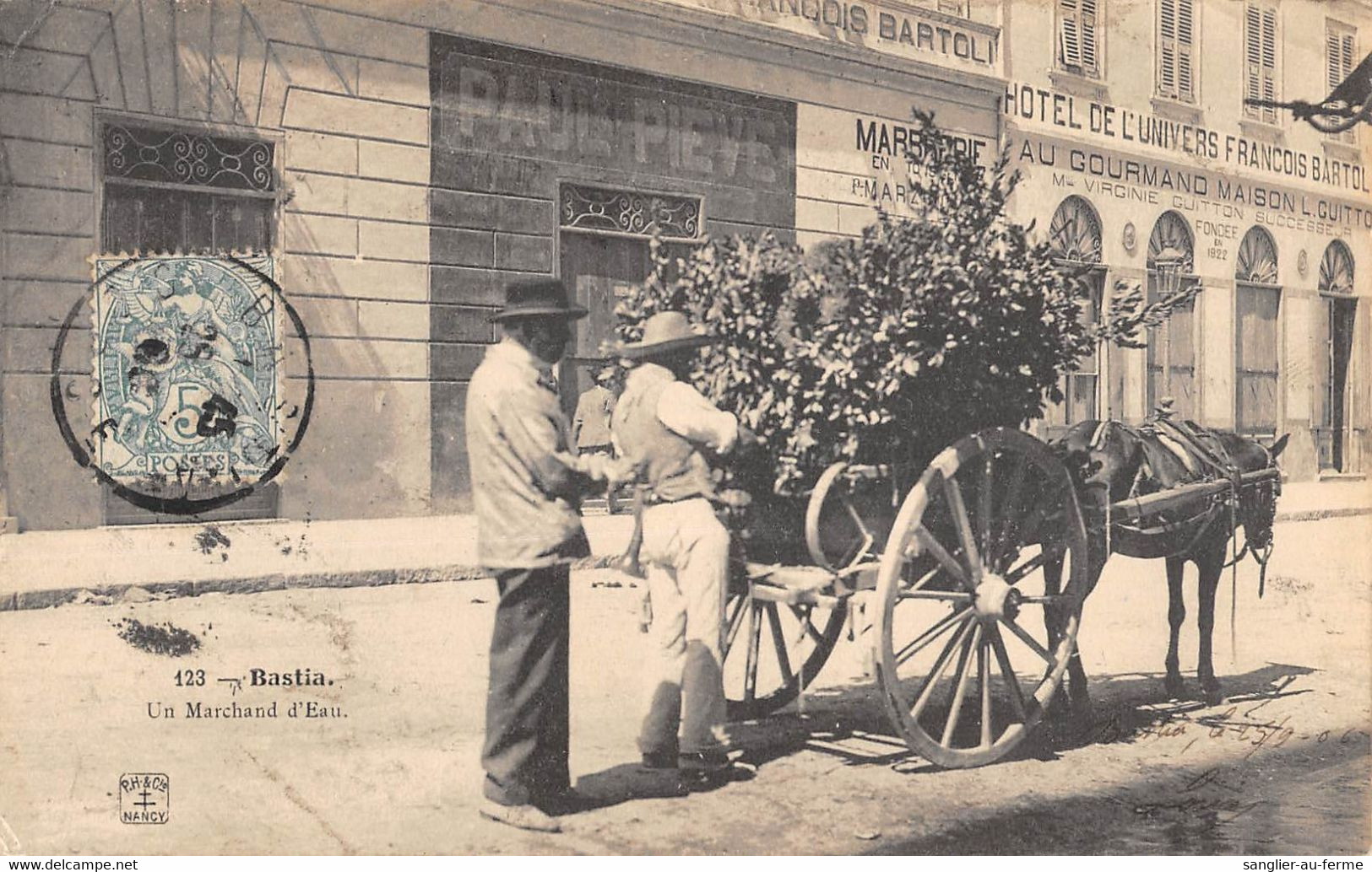 CPA 20 CORSE BASTIA UN MARCHAND D'EAU - Bastia