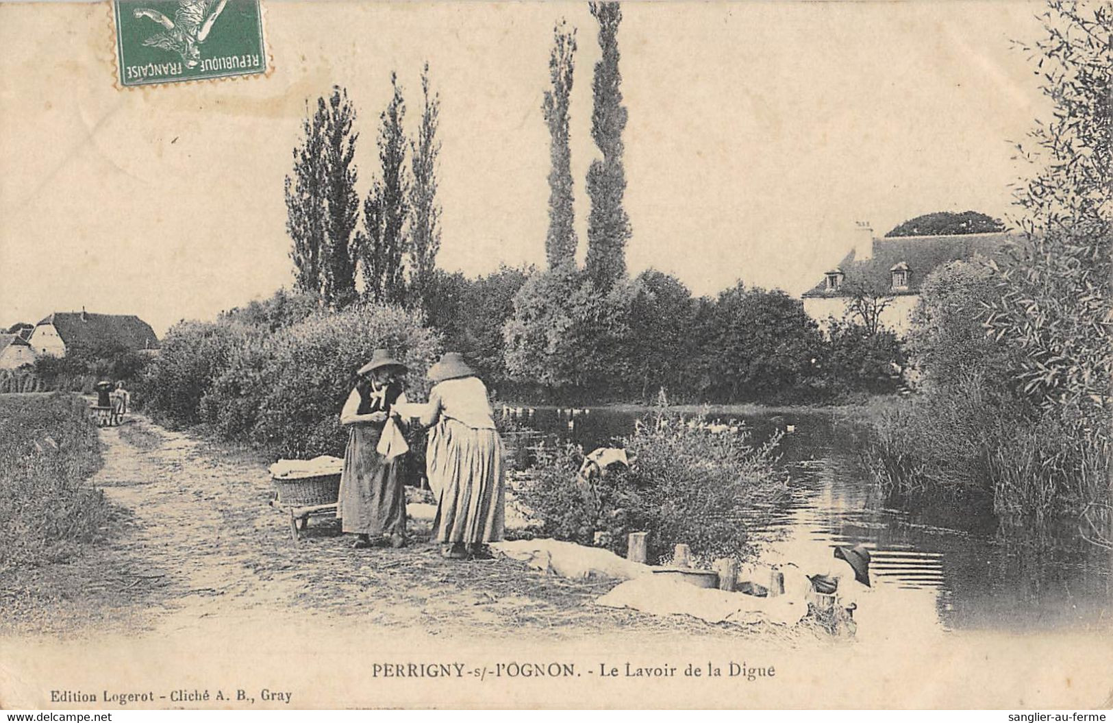 CPA 21 PERIGNY SUR L'OGNON LE LAVOIR DE LA DIGUE - Sonstige & Ohne Zuordnung