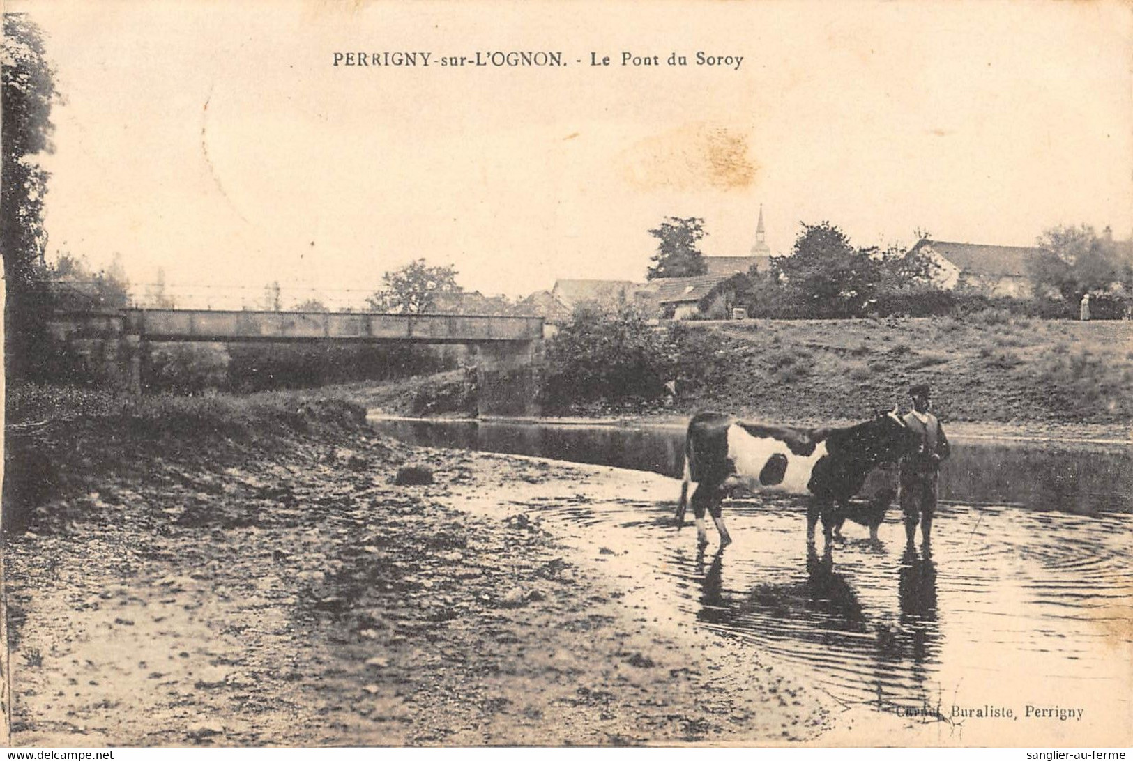 CPA 21 PERRIGNY SUR L'OGNON LE PONT DU SOROY - Andere & Zonder Classificatie