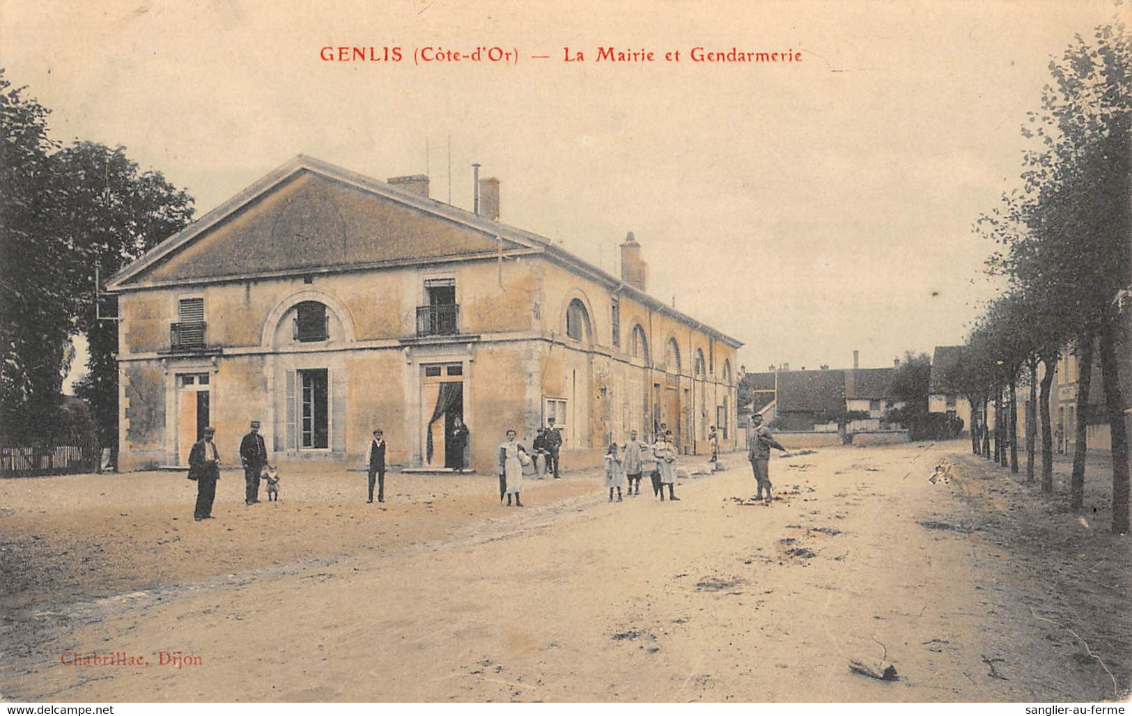 CPA 21 GENLIS LA MAIRIE ET GENDARMERIE - Sonstige & Ohne Zuordnung