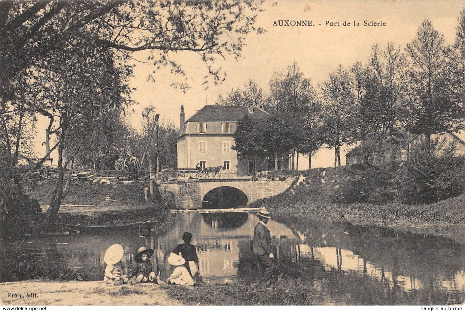 CPA 21 AUXONNE PORT DE LA SCIERIE - Auxonne