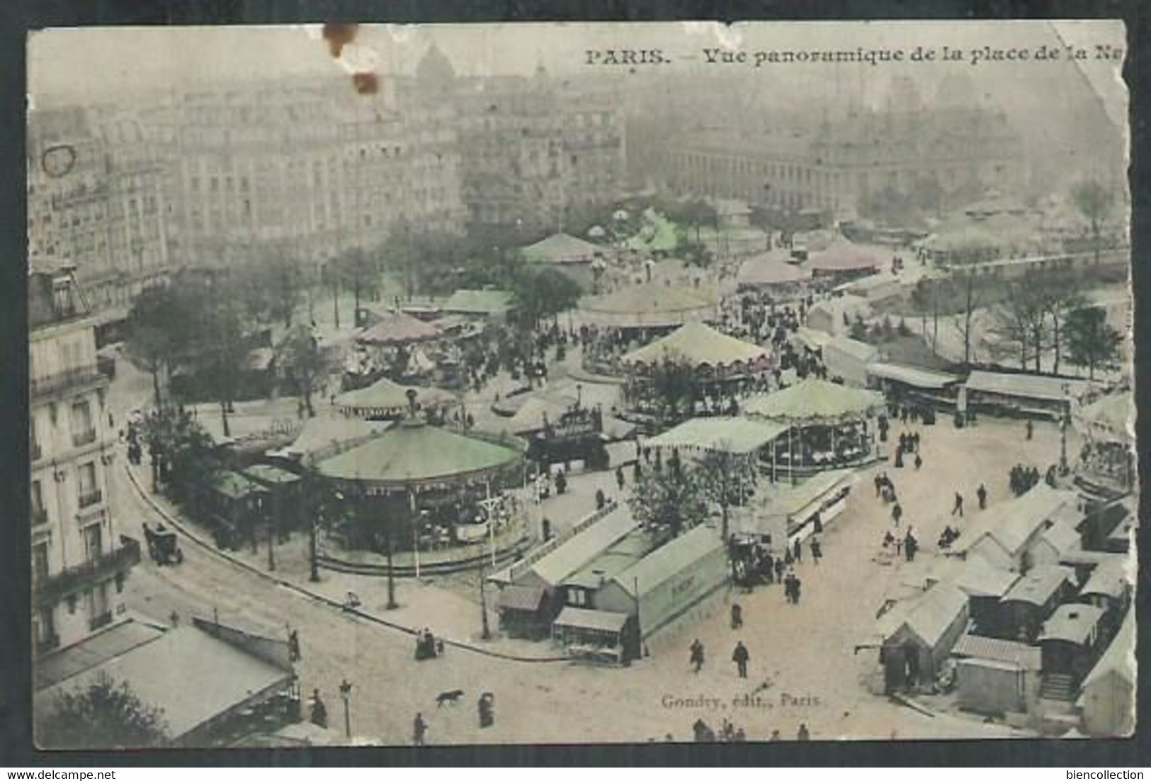 Paris. La Foire Aux Pains D'épices Et Les Manèges De La Fête Foraine. - Autres & Non Classés