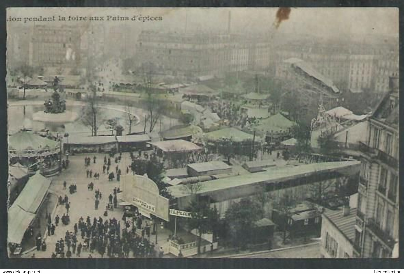 Paris. La Foire Aux Pains D'épices Et Les Manèges De La Fête Foraine. - Andere & Zonder Classificatie