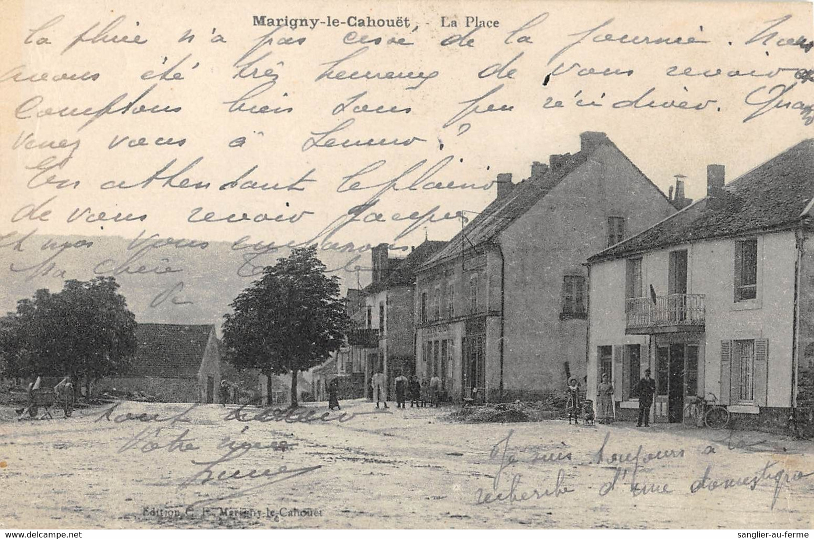 CPA 21 MARIGNY LE CAHOUET LA PLACE - Sonstige & Ohne Zuordnung