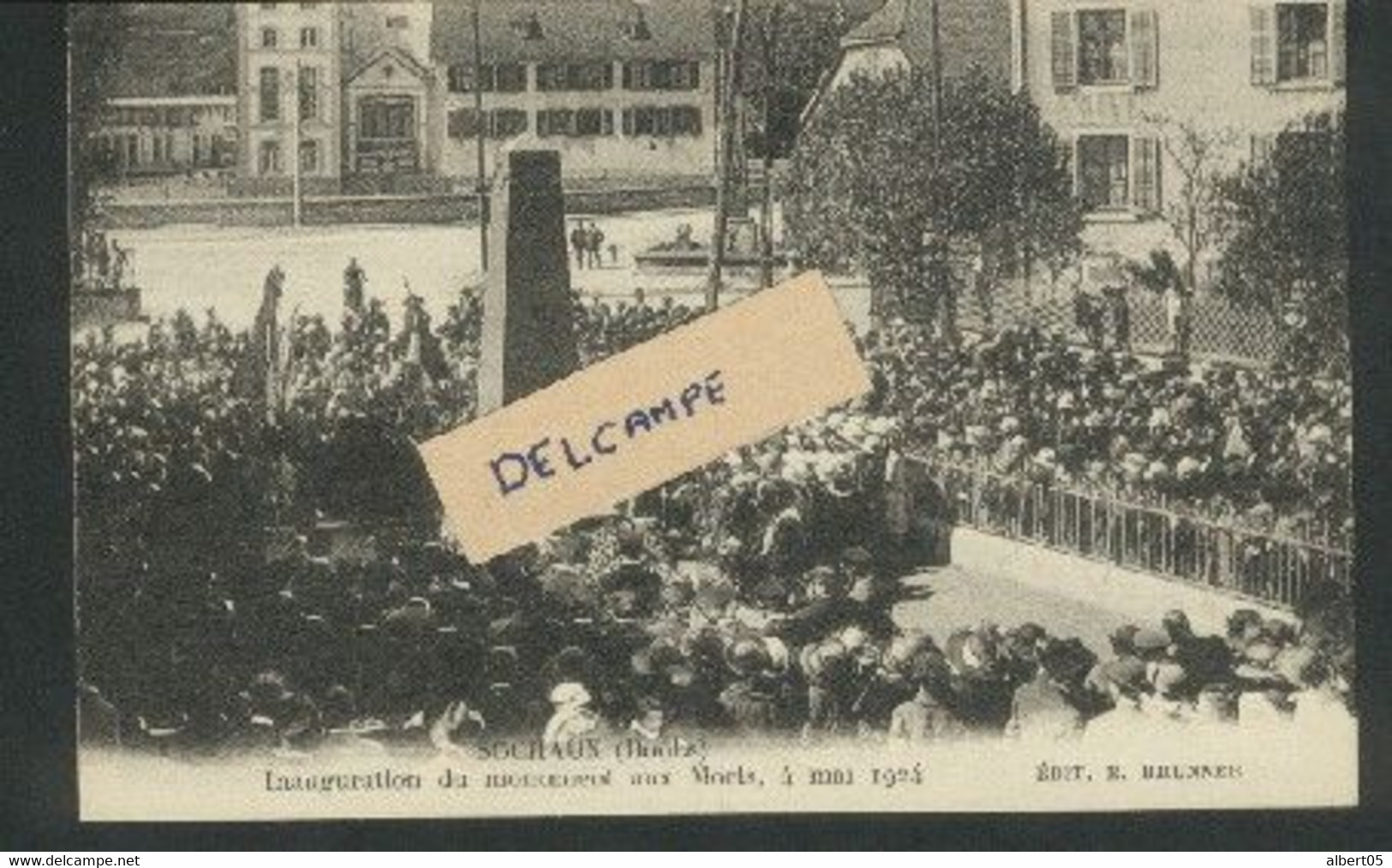 25 - Sochaux - Inauguration Du Monument Aux Morts Le 4 Mai 1924 - - Sochaux