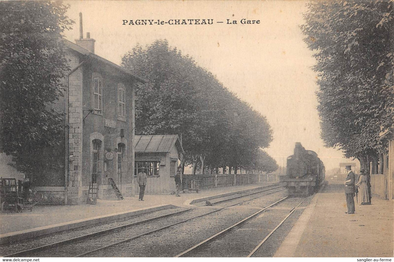 CPA 21 PAGNY LE CHATEAU LA GARE - Beaune