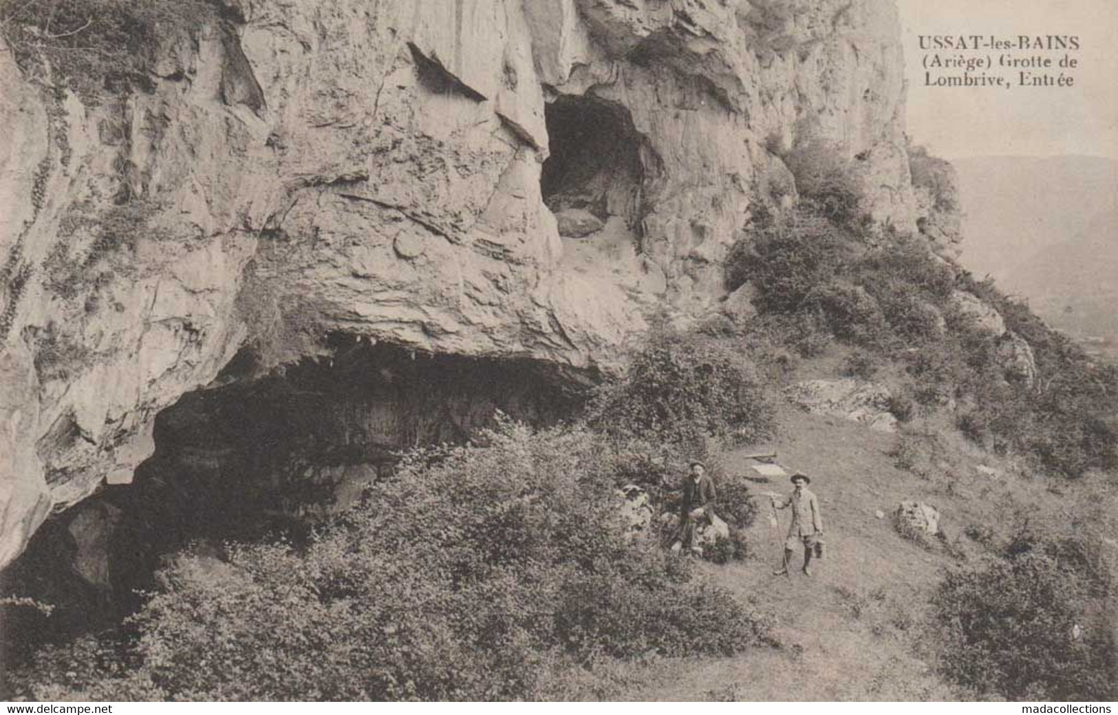 Ussat Les Bains ( 09 - Ariège) Grotte De Lombrise , Entrée - Sonstige & Ohne Zuordnung