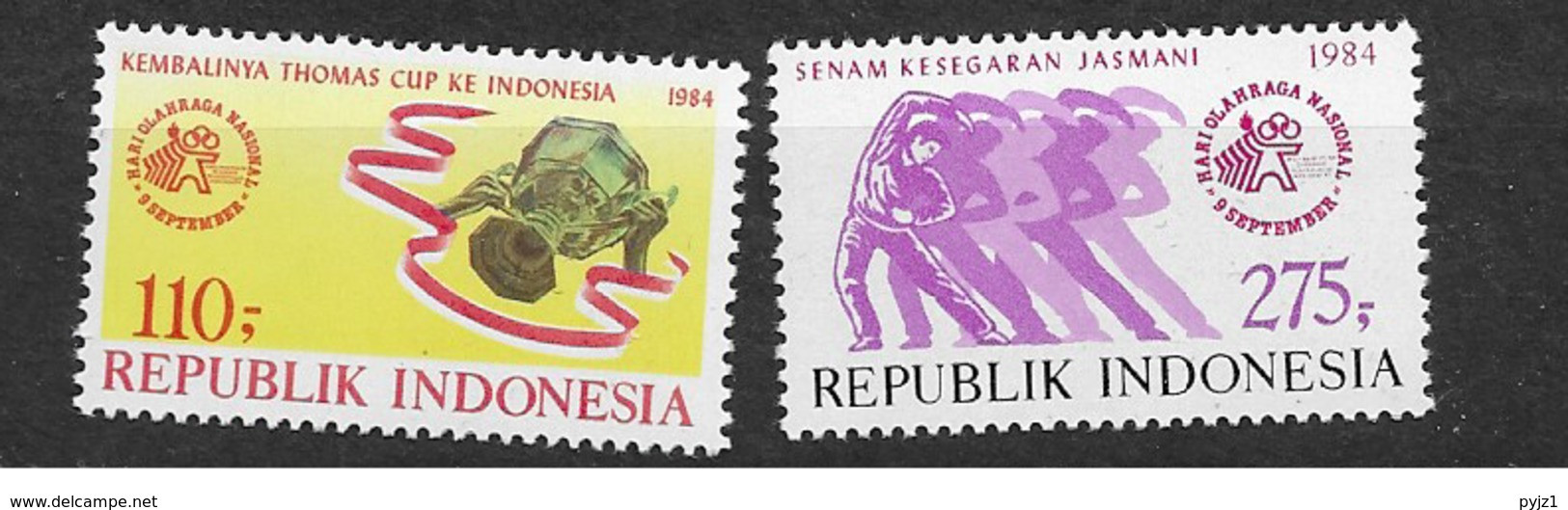 1984 MNH Indonesia, Michel 1150 Postfris** - Bádminton