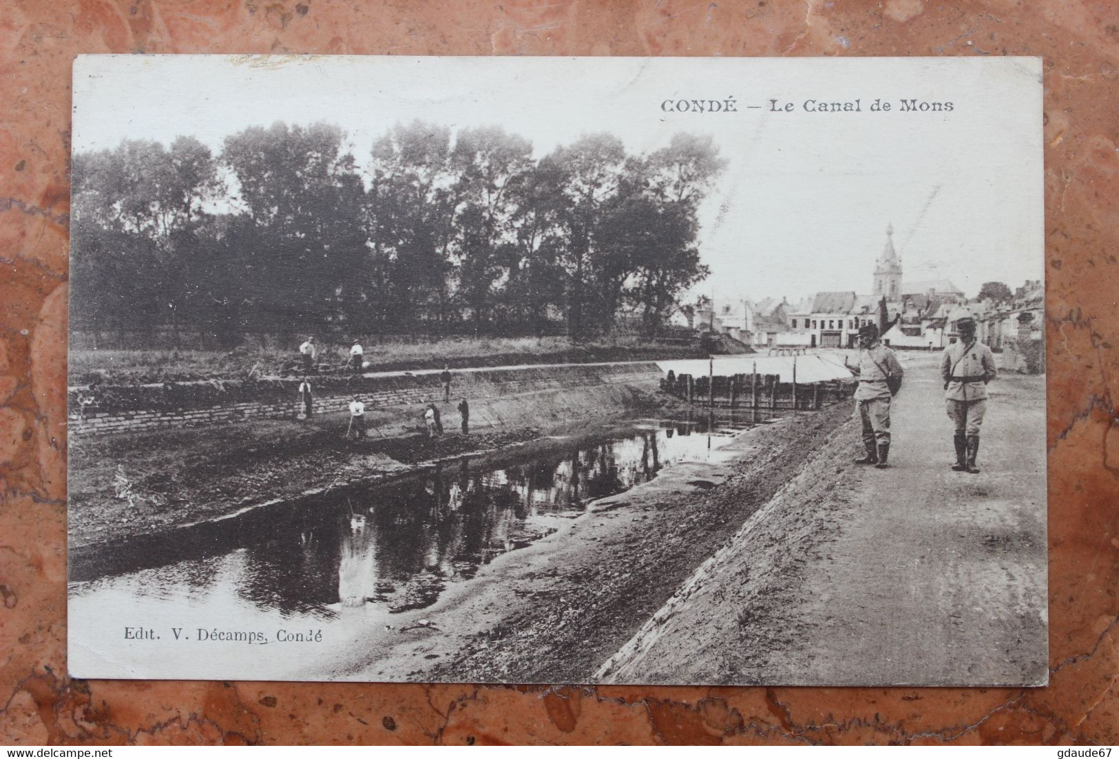 CONDE (59) - LE CANAL DE MONS - Conde Sur Escaut