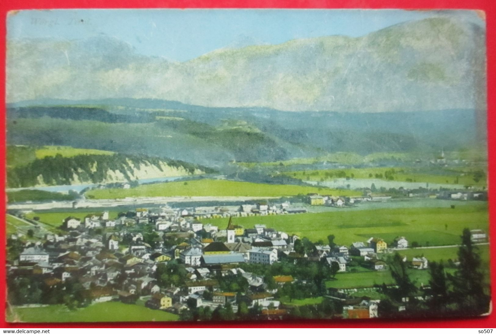 J1-Austria Vintage Postcard- Wörgl, Worgl, Tirol, Panoramic View - Wörgl