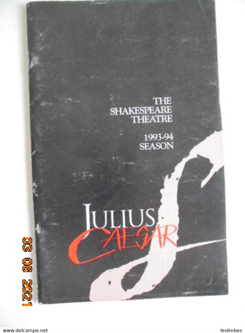 Shakespeare Theatre: 1993-1994 Season Julius Caesar - Literatura