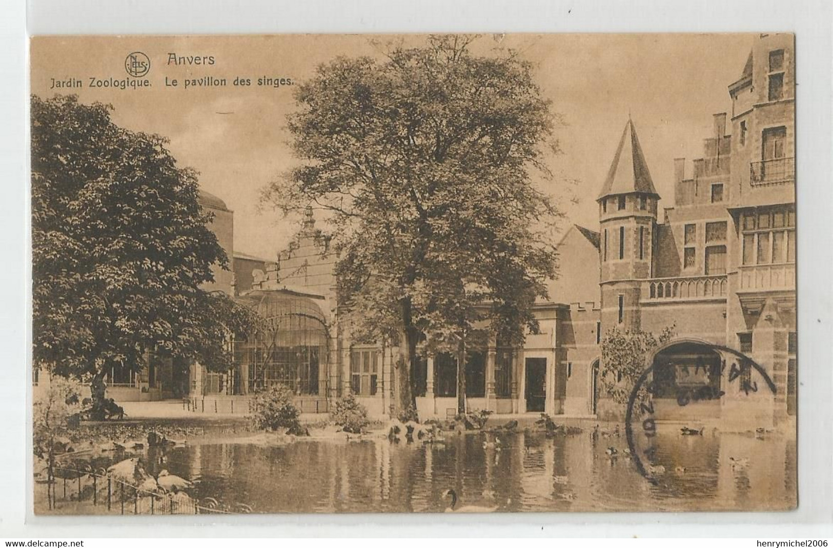 Belgique Anvers Jardin Zoologique Zoo Le Pavillon Des Singes Ed Nels N198 - Autres & Non Classés