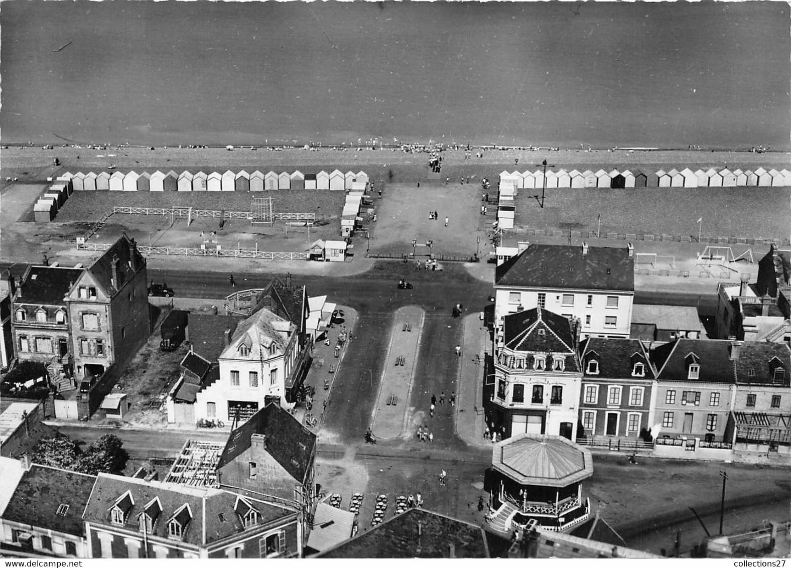 80-CAYEUX-SUR-MER- ENTREE DE LA PLAGE VUE DU CIEL - Cayeux Sur Mer