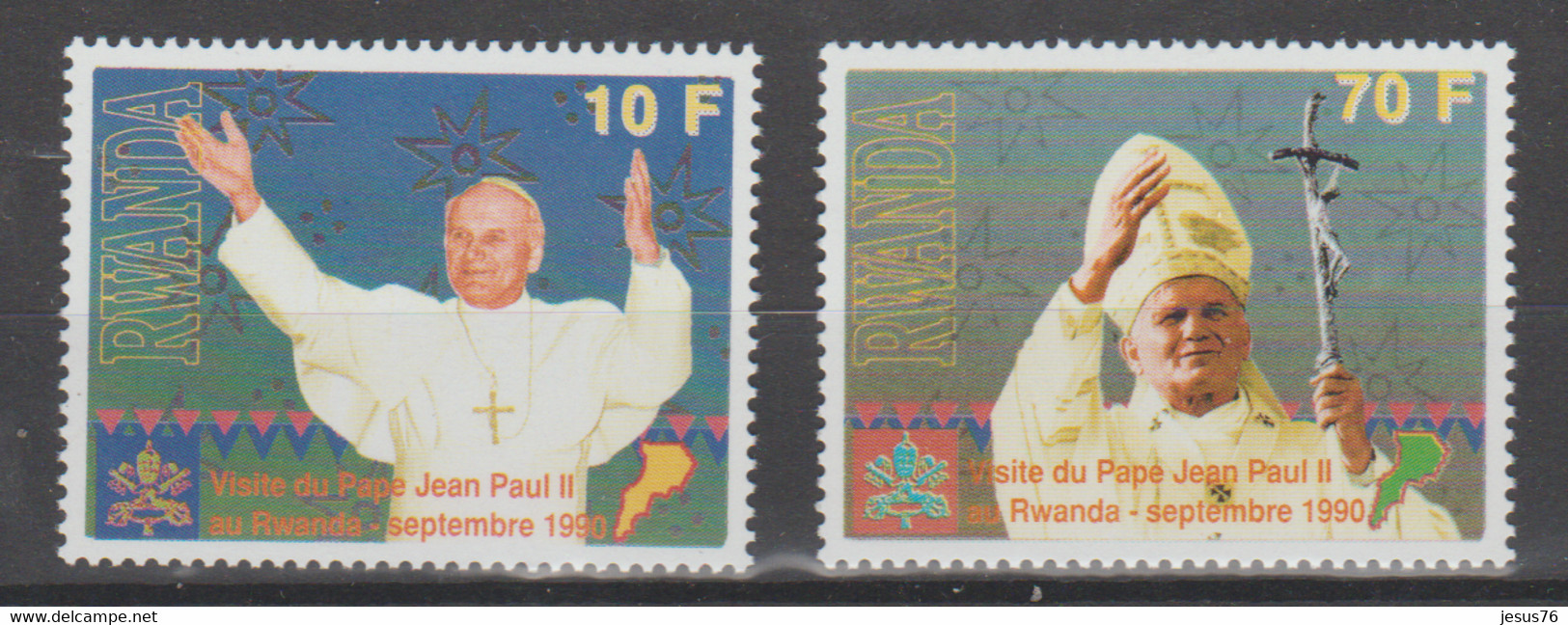 RWANDA 1997   **  Mnh  Yvert    13O7/O8  VALOR  18 € - Neufs