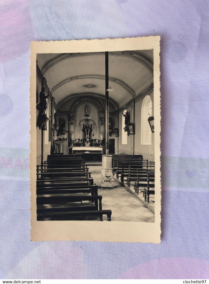 A 4752 - Strivay  Plainevaux   église Intérieure Carte Photo - Neupre