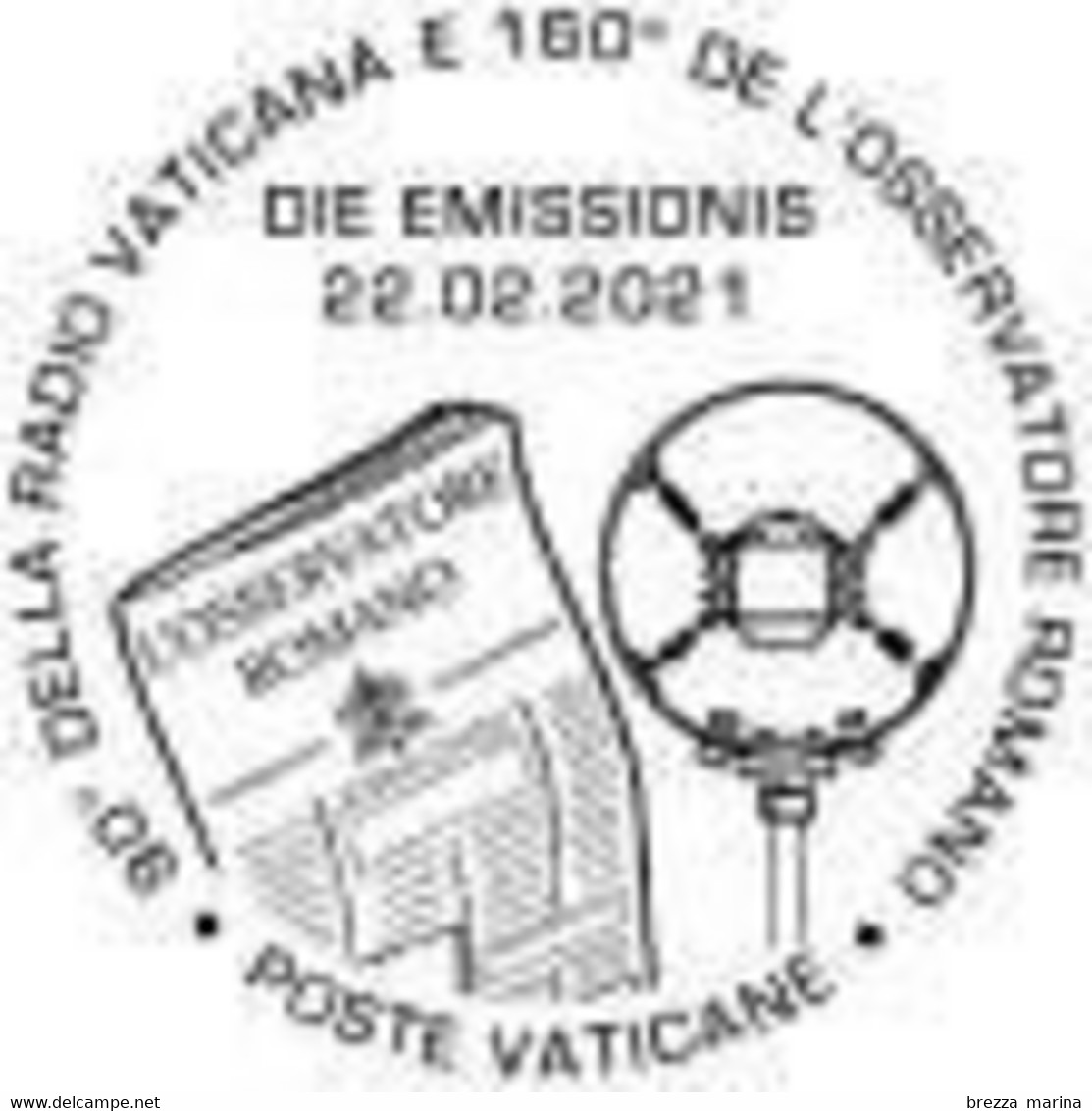 Nuovo - MNH - VATICANO - 2021 - 160 Anni Dell'Osservatore Romano – Prima Pagina Del Primo Numero - 2.40 - Nuovi