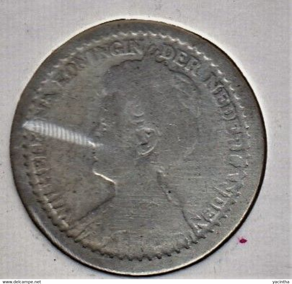 @Y@    Nederland  10   Cent   Wilhelmina 1916      (5251) - 10 Cent