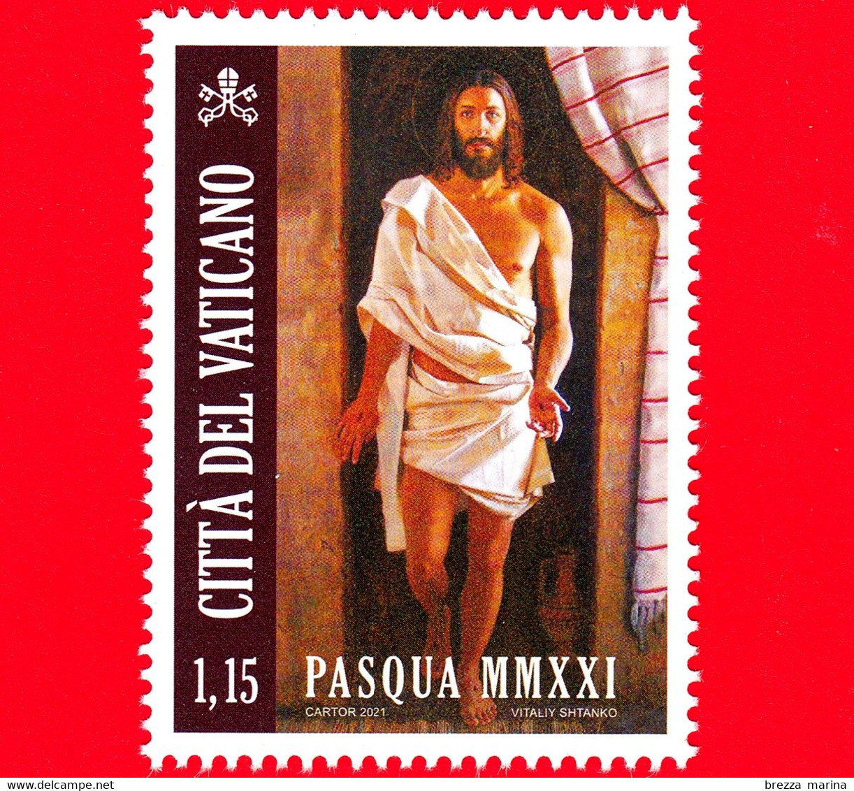 Nuovo - MNH - VATICANO - 2021 - Pasqua - Signore Risorto, Opera Di Vitaliy Shtanko – 1.15 - Nuevos