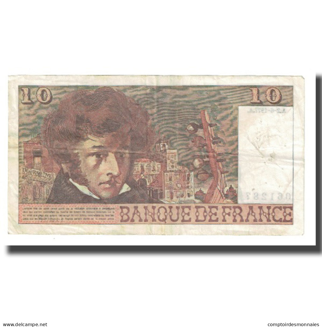 France, 10 Francs, Berlioz, 1977, P. A.Strohl-G.Bouchet-J.J.Tronche, 1977-06-02 - 10 F 1972-1978 ''Berlioz''